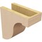 Ekena Millwork 5"W x 10"D x 10"H Classic Del Monte Rough Cedar Woodgrain TimberThane Corbel, Primed Tan CORUR05X10X10DELRCPR - alternate 2